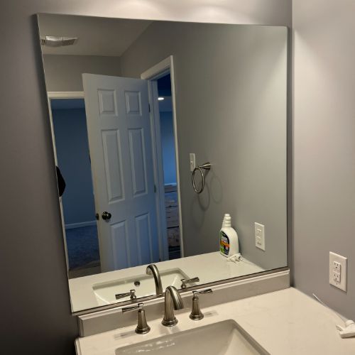 Custom mirror.